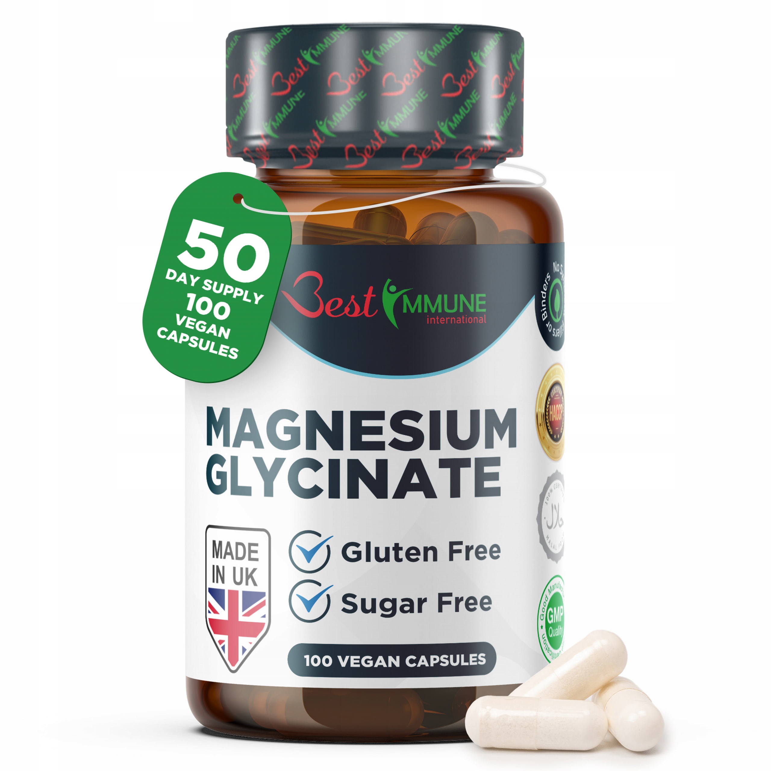 Best Immune International - Magnesium Glycinate 500mg